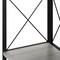 Monarch Specialties Bookshelf, Bookcase, Etagere, Corner, 4 Tier, 60"H, Office, Bedroom, Metal, Laminate, Grey, Black I 3647 - alternate 6